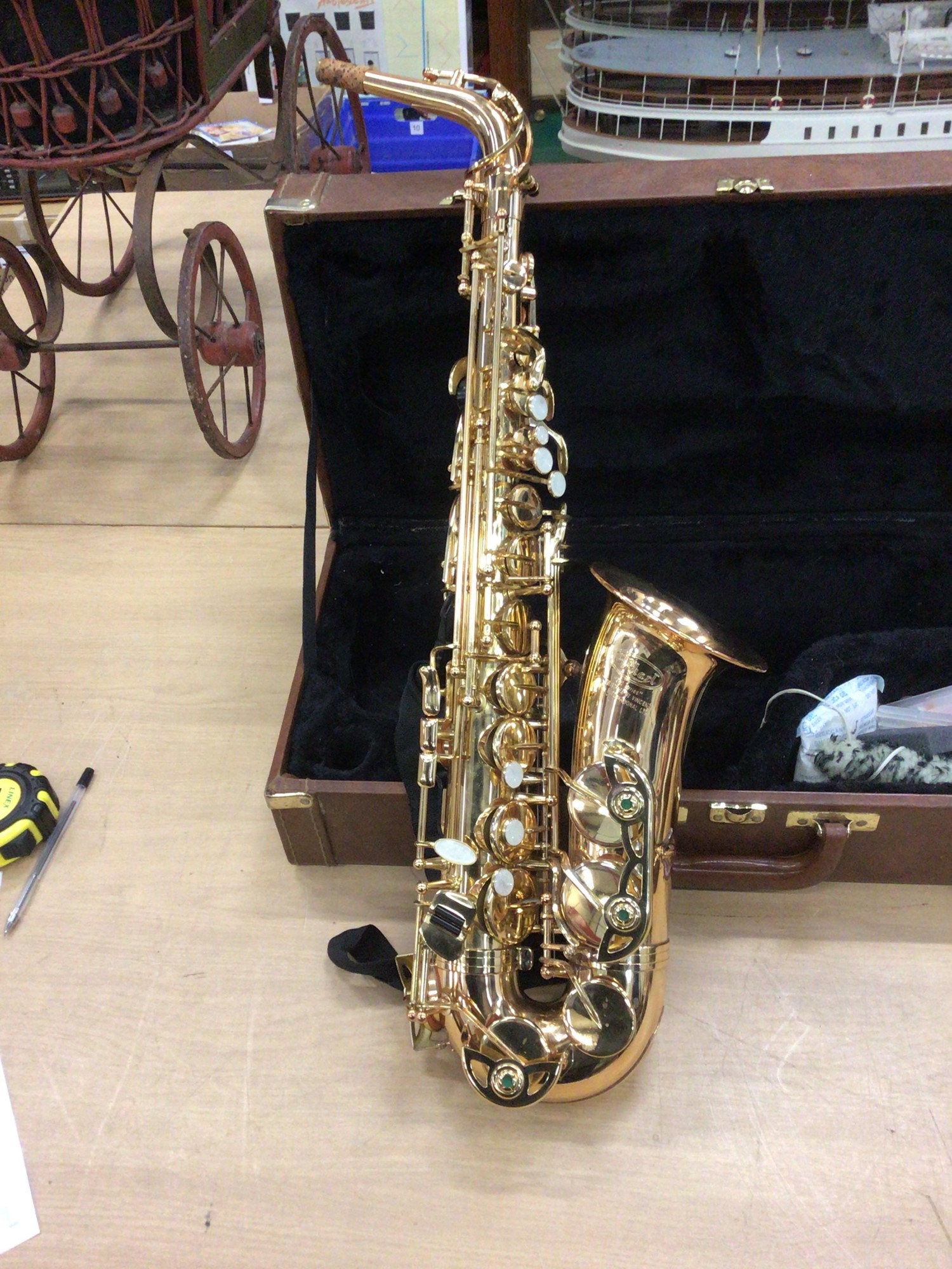 Lot 820 Elkhart 300 series alto saxophone