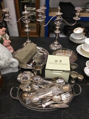 Lot 155 - Collection of silver plate