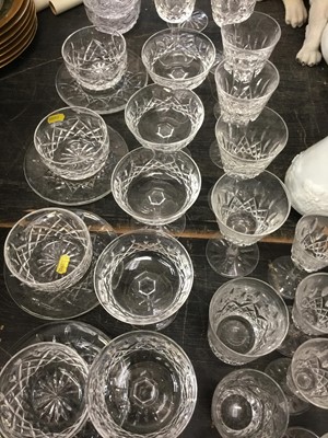 Lot 162 - Collection of cut glass by Waterford and others