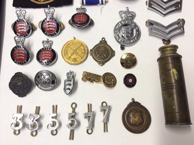 Lot 1089 - Group of Essex police badges and other police related collectables