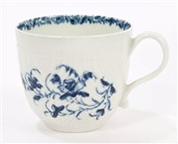 Lot 268 - 18th century Worcester blue and white...