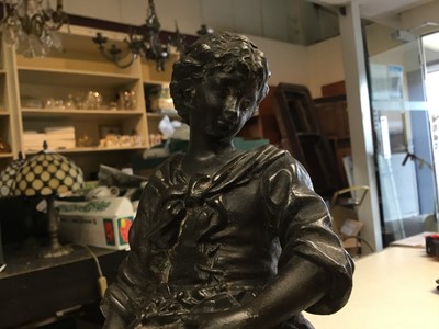Lot 177 - Pair of early 20th century spelter figures