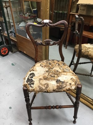 Lot 993 - Regency simulated rosewood chair