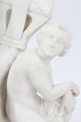 Lot 34 - Victorian Parian ware group