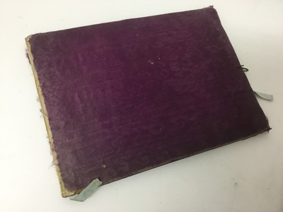 Lot 318 - 19th century Chinese album of rice paper pictures