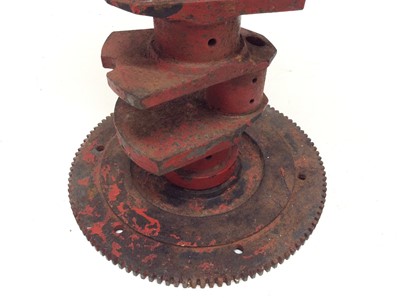 Lot 1294 - Unusual engine crankshaft remodelled into a free standing ashtray