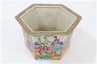 Lot 300 - 19th century Chinese export octagonal...