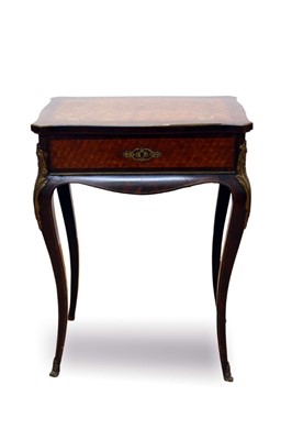 Lot 718 - Good quality 19th French parquetry and ormolu mounted dressing table