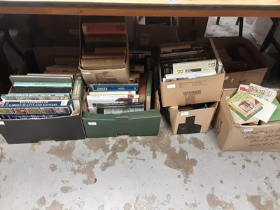 Lot 285 - Seven boxes of various books including reference, children's, gardening etc