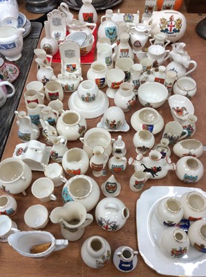 Lot 475 - Collection crested ware including Goss