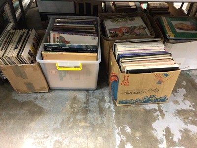Lot 303 - Five boxes of mixed records