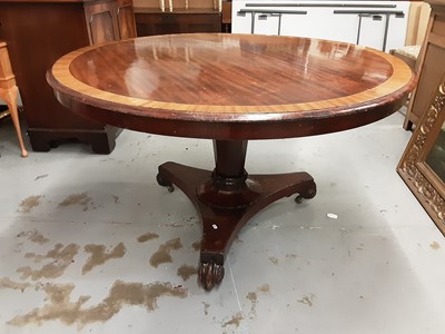 Lot 1073 - Large 19th century circular breakfast table