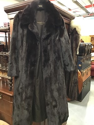 Lot 554 - Vintage mink coat and others