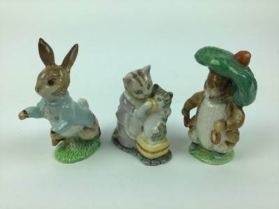 Lot 48 - Fourteen Beswick Beatrix Potter figures