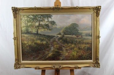 Lot 221 - David Dipnall oil on canvas landscape