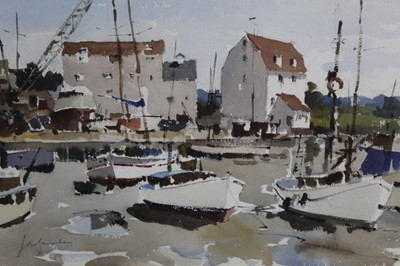 Lot 1084 - *John Yardley, watercolour - Woodbridge