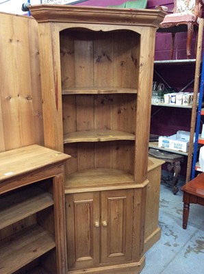 Lot 936 - Pine standing corner cupboard