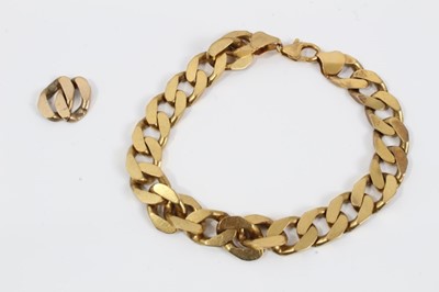 Lot 102 - 9ct gold curb link bracelet