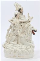 Lot 332 - Victorian Staffordshire figure group of two...