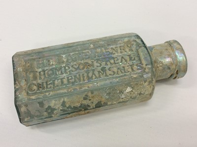 Lot 1935 - Unusual 19th Century bottle - The Late Henry Thompson Real Cheltenham Salts