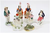 Lot 341 - Victorian Staffordshire figure of Old Mother...