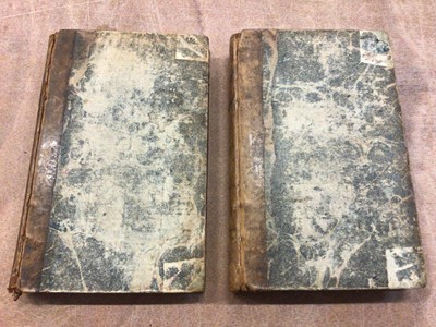 Lot 1260 - Two Volumes (three books bound as two) City Rememberancer, Great Fire of London.