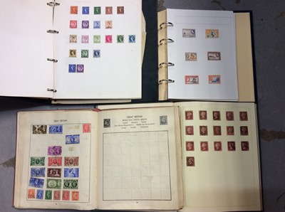 Lot 470 - Four world stamp albums including Victorian penny reds etc