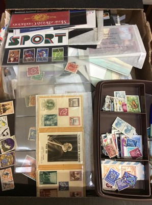 Lot 471 - Box of world and GB stamps