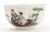 Lot 348 - 18th century Meissen teacup, circa 1755, with...