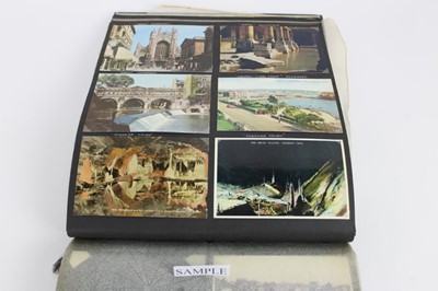 Lot 1122 - One box containing a quantity of assorted postcards mostly modern.