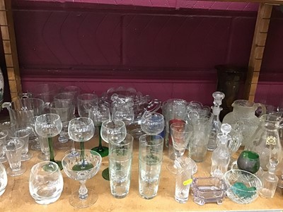 Lot 510 - Large selection of glassware