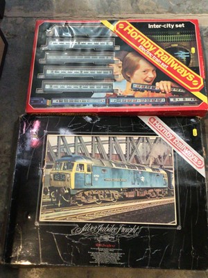 Lot 315 - Two Hornby railway sets to include Hornby 1977 Silver Jubilee R684 Freight set in box and Hornby Inter-city set R686