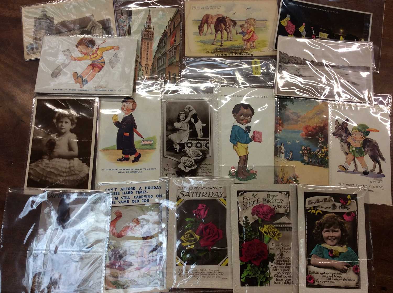 Lot 464 Collection of vintage postcards