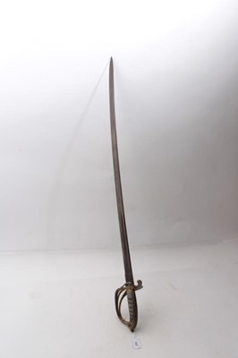 Lot 328 - Victorian 1845 pattern infantry officers' sword (no scabbard)