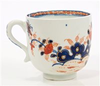 Lot 355 - 18th century Lowestoft Redgrave-style coffee...