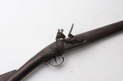 Lot 391 - 18th century Flintlock sporting gun