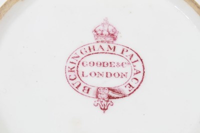 Lot 71 - H.M.King George V , Buckingham Palace Goode & Co gilt porcelain bowl with Royal crest