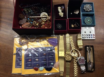 Lot 729 - Group of costume jewellery, wristwatches and bijouterie