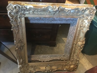 Lot 306 - 19th century gilt picture frame, together with another ornate frame