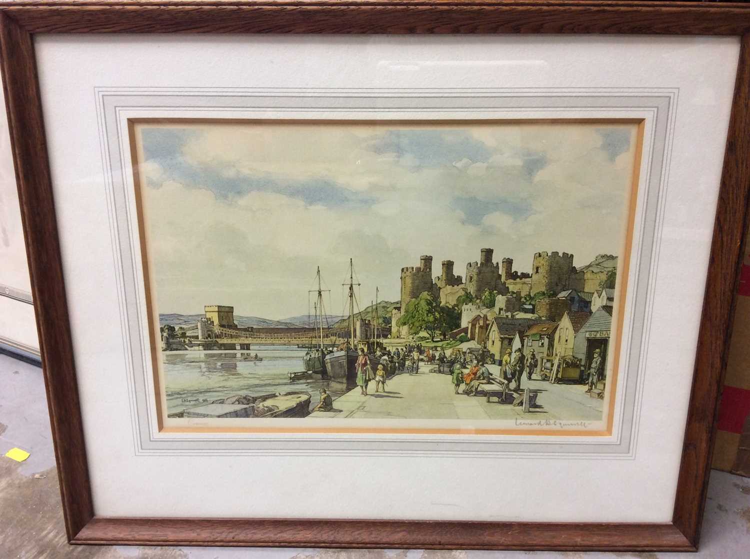 Lot 413 - Leonard Squirrell signed print- The Conway