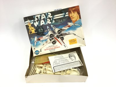 Lot 1566 - Star Wars X-wing fighter kit, boxed