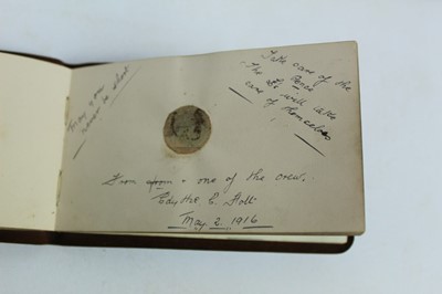 Lot 1062 - WW1 Nurse's autograph albums containing photographs, humorous sketches, verses, postcards etc. Plus two publications 'Thank You Sister' and 'With Hearty Good Wishes.