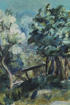 Lot 43 - Mary Greer (mid 20th century) oil on board trees