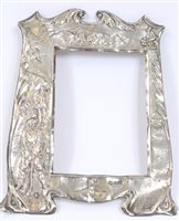 Lot 407 - Edwardian silver mount for a photograph frame,...