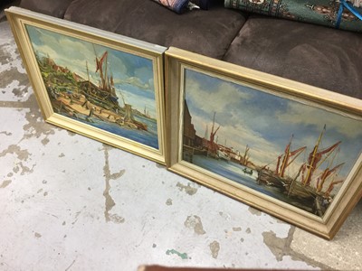 Lot 120 - Group of Decorative pictures including marine scenes