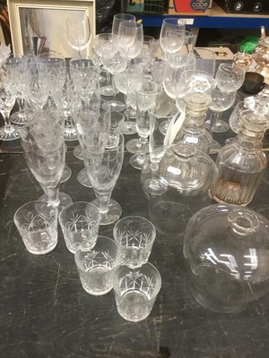 Lot 160 - Collection of decanters, Stuart crystal and other glass
