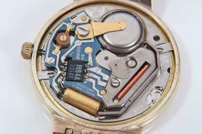 Lot 160 - Gentlemen's Longines 9ct gold wristwatch on gold bracelet in box