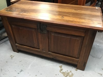 Lot 908 - 18th Century Spanish Olivewood coffer