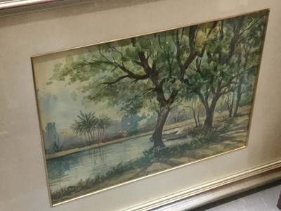 Lot 109 - Group of Spanish oil on canvas and watercolour studies