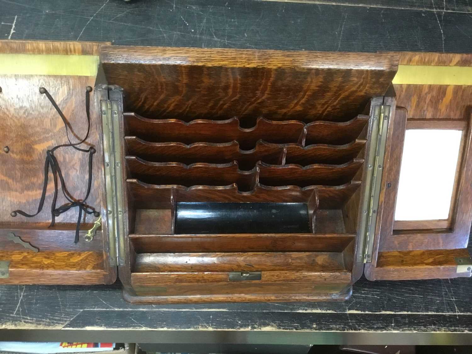 Edwardian Writing Box Lot 167 - Edwardian desktop stationery box